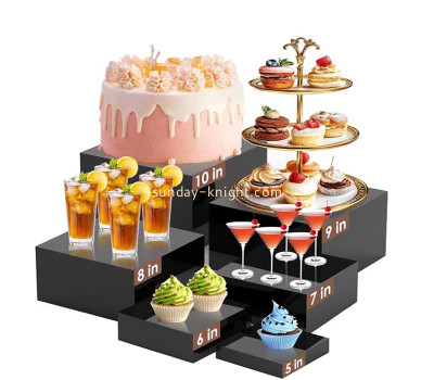 Custom acrylic party buffet risers FSK-286