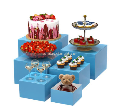 Custom acrylic banquets buffet nesting risers FSK-287
