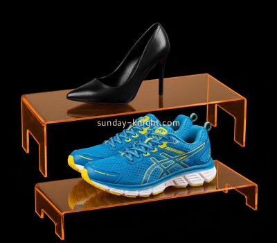 Custom acrylic boutiques shoes risers stands SSK-093