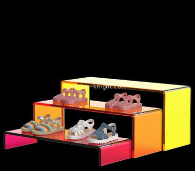 Custom acrylic boutiques sandal display risers SSK-095