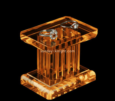 Custom acrylic ring display pedestal JDK-788