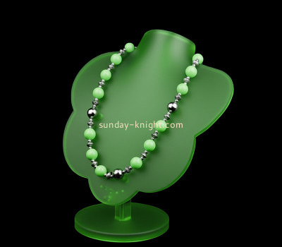 Custom acrylic necklace bust display prop JDK-789