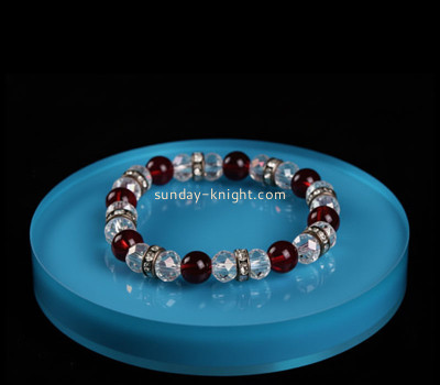Custom acrylic bead bracelet display block JDK-794