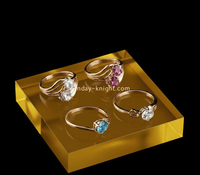 Custom acrylic rings display block JDK-793