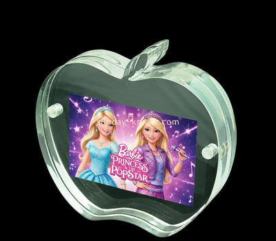 Custom acrylic apple shape picture frame APK-135