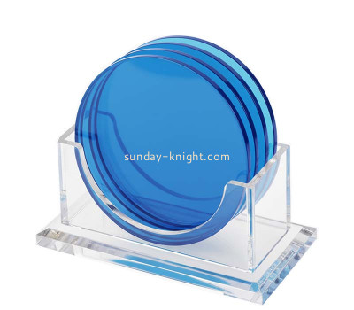 Custom acrylic coasters with holder AHK-125