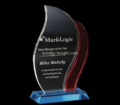 Custom acrylic employee annual service awards ATK-141