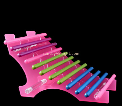 Custom acrylic pens pencils display holder shelf ODK-1242
