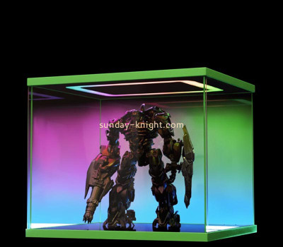 Custom acrylic action figures LED showcase EDK-146