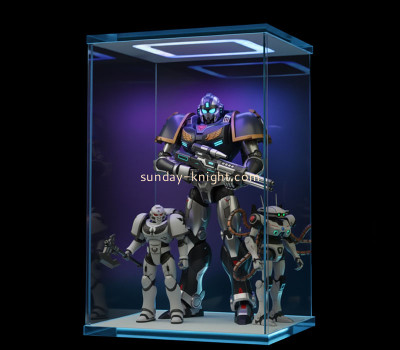 Custom acrylic robort LED showcase EDK-148