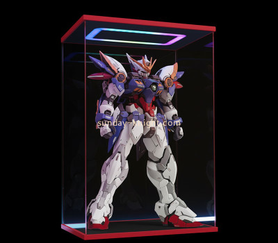 Custom acrylic dustproof LED display case EDK-151