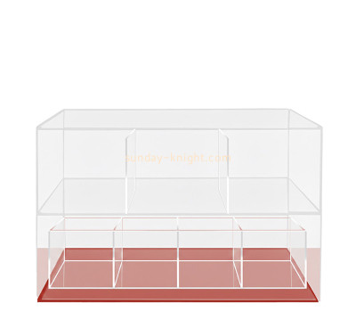 Custom acrylic multi dividers showcase DBK-1503