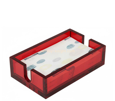 Custom acrylic guest towel napkin holder tray STK-372