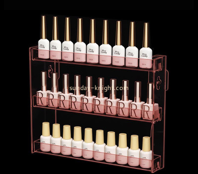 Custom acrylic wall retail makeup display holders MDK-564