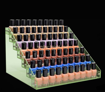 Custom acrylic 7 tiers nail polish display risers MDK-568
