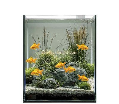 Custom acrylic tabletop gold fish tank FTK-124