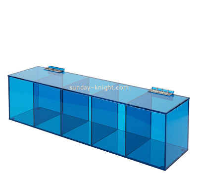 Custom acrylic 5 dividers tea bags organizer FSK-290