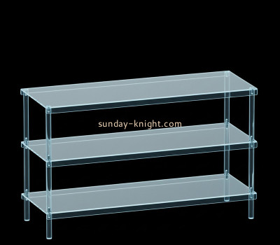 Custom acrylic 3 tiers shoe storage shelf SSK-097