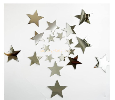 Custom acrylic wall DIY five-pointed stars mirror stickers MAK-179