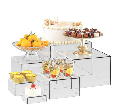 Custom acrylic party buffet risers and stands HCK-278