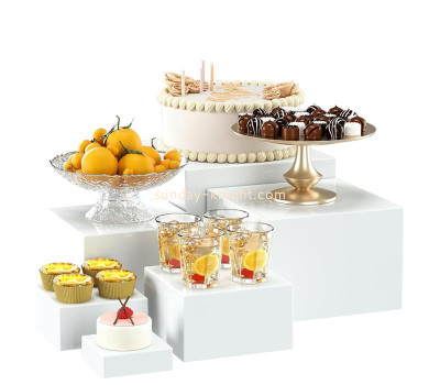 Custom acrylic party dessert display risers HCK-280