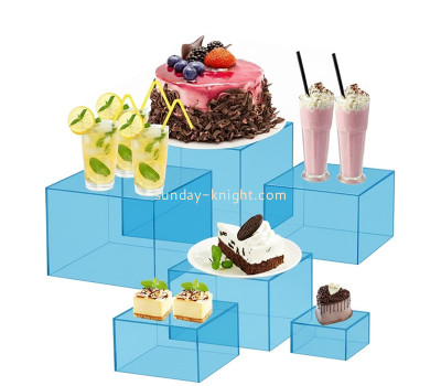 Custom acrylic buffet desserts nesting risers HCK-285