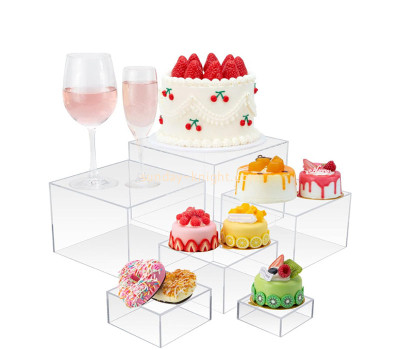 Custom acrylic desserts nesting risers HCK-284