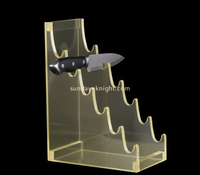 Custom acrylic fruit knife display stand for shop ODK-1251