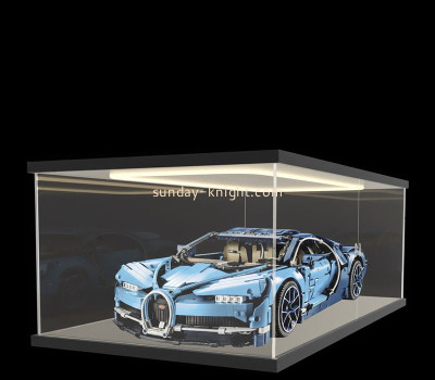 Custom acrylic scale model car LED display case EDK-154