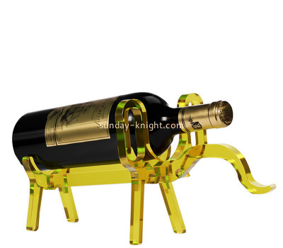 Custom acrylic hotels wine bottles display rack WDK-303