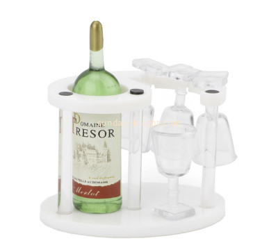 Custom acrylic bar wine & glass set rack WDK-306