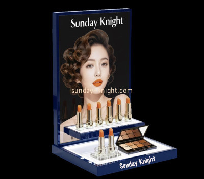 Custom acrylic retail counters lipgloss display props MDK-569