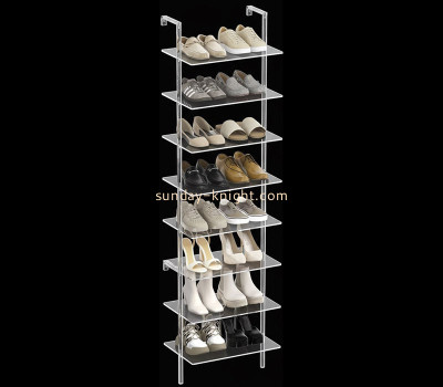 Custom acrylic wall shoe rack SSK-110