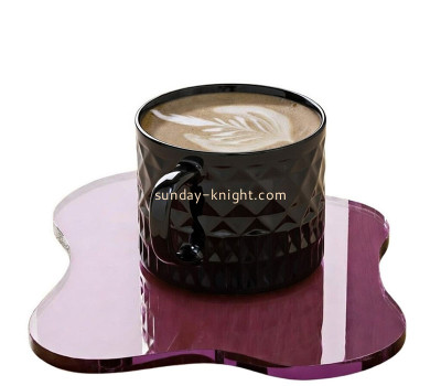 Custom acrylic cloud shape coffee cup coaster AHK-146