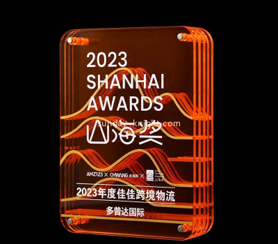 Custom acrylic company annual medal ATK-154