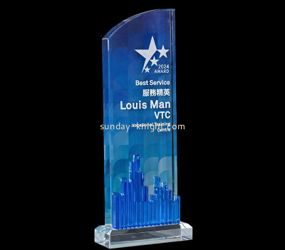 Custom acrylic best service awards ATK-156