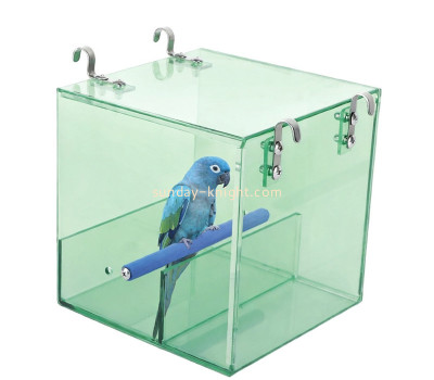 Custom acrylic parrots bird feeder PCK-222