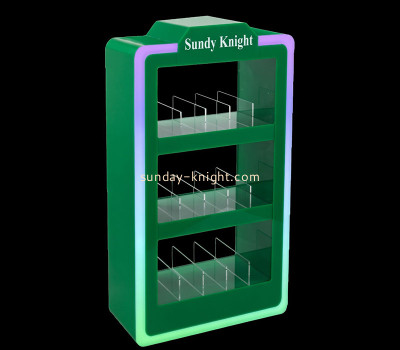 Custom acrylic 3 tiers boutiques LED display cabinet EDK-162