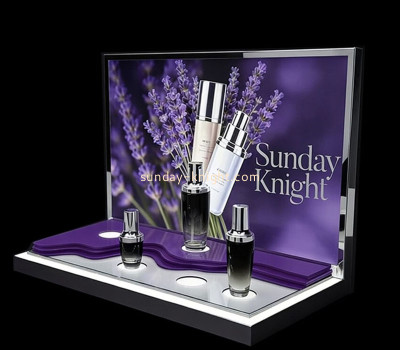 Custom acrylic skincare perfume LED display prop LDK-201