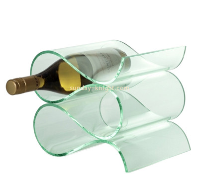 Custom acrylic unique wine bottles display holders WDK-313
