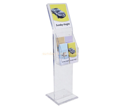 Custom acrylic floor stand flyer & sign holders BHK-950