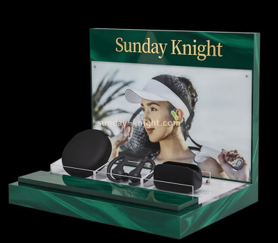 Custom acrylic headset LED showcase stand CPK-238