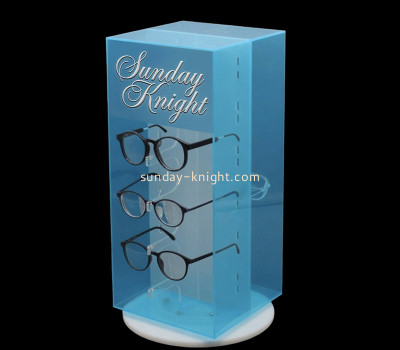 Custom acrylic rotating sunglasses display stand case SDK-168
