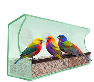 Custom acrylic outdoor birds feeder PCK-227