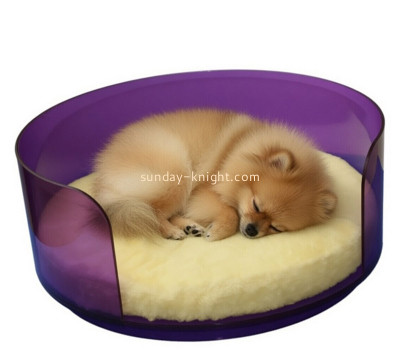 Custom acrylic round small dog bed PCK-226