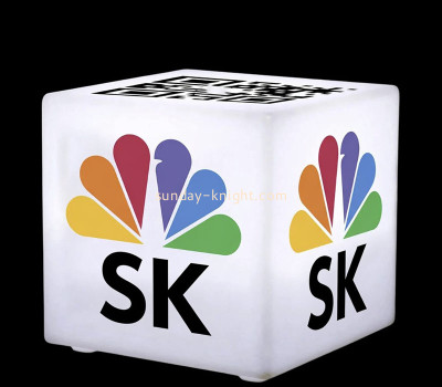 Custom square acrylic advertising sign light box EDK-172