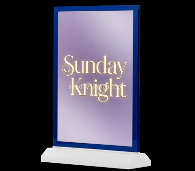 Custom acrylic illuminated sign holder LDK-208