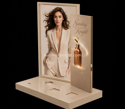 Custom acrylic skincare cosmetics display stand MDK-588
