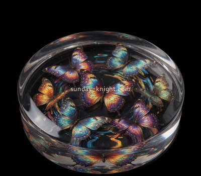 Custom acrylic candy catchall dish block CAK-438