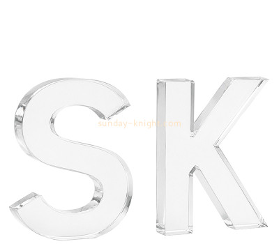 Custom acrylic letter logo block ABK-324